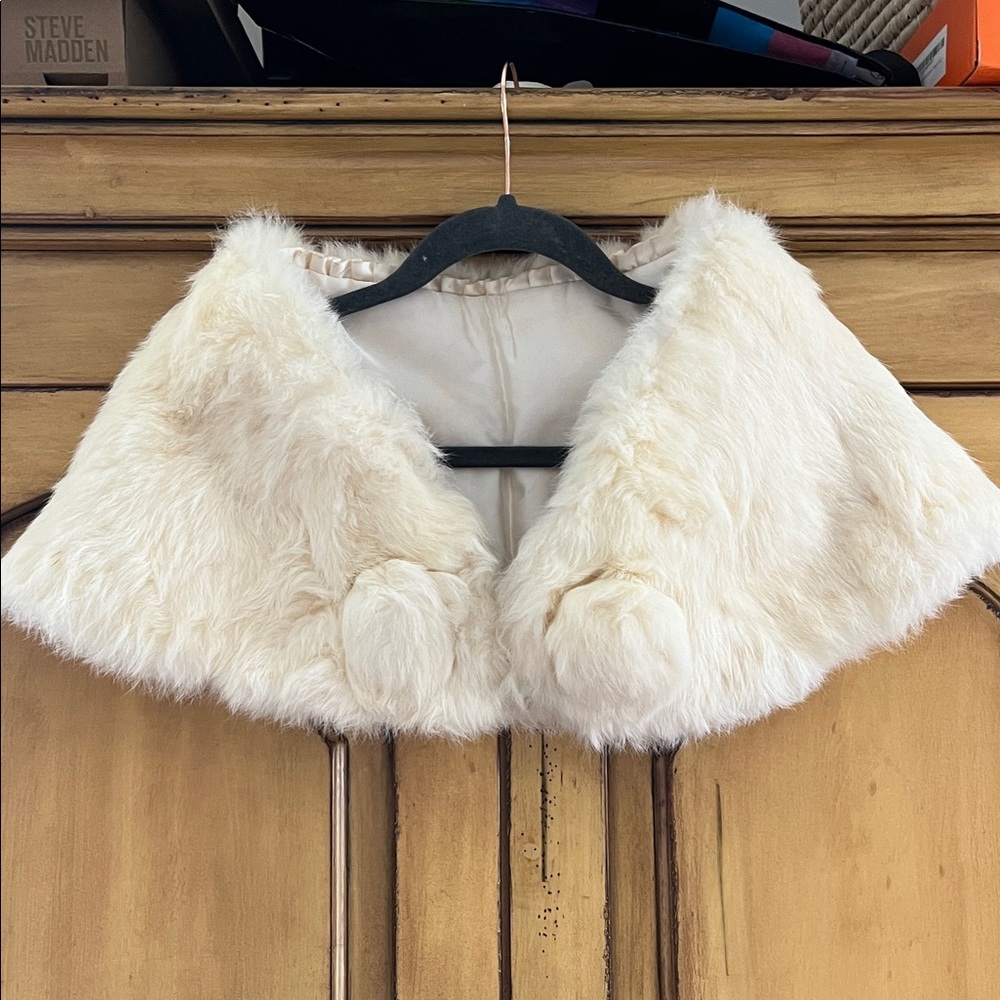 Vintage Rabbit Fur Cape